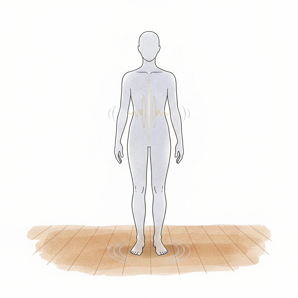 「真っ直ぐ」を卒業する。身体の真ん中で、微細に揺れている感覚。